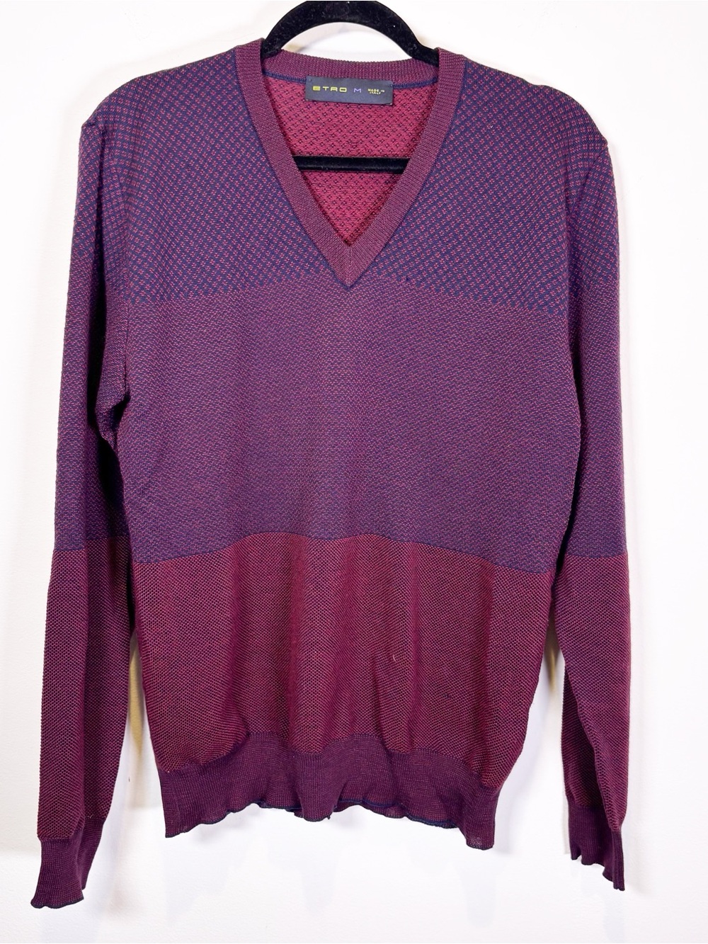 Etro Wool V-Neck Sweater